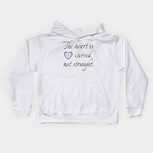 The Heart Is Not Straight Kids Hoodie